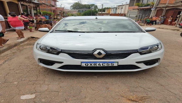 Motorista de uber sofre assalto em Rio Branco e acaba golpeado por faca pelos criminosos